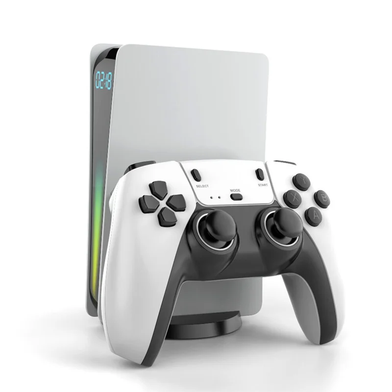 ABKI-مجموعة أدوات التحكم في الألعاب اللاسلكية 2 لاعبين وحدة تحكم ألعاب محمولة وحدة تحكم ألعاب التلفزيون لمحاكي PSP 10