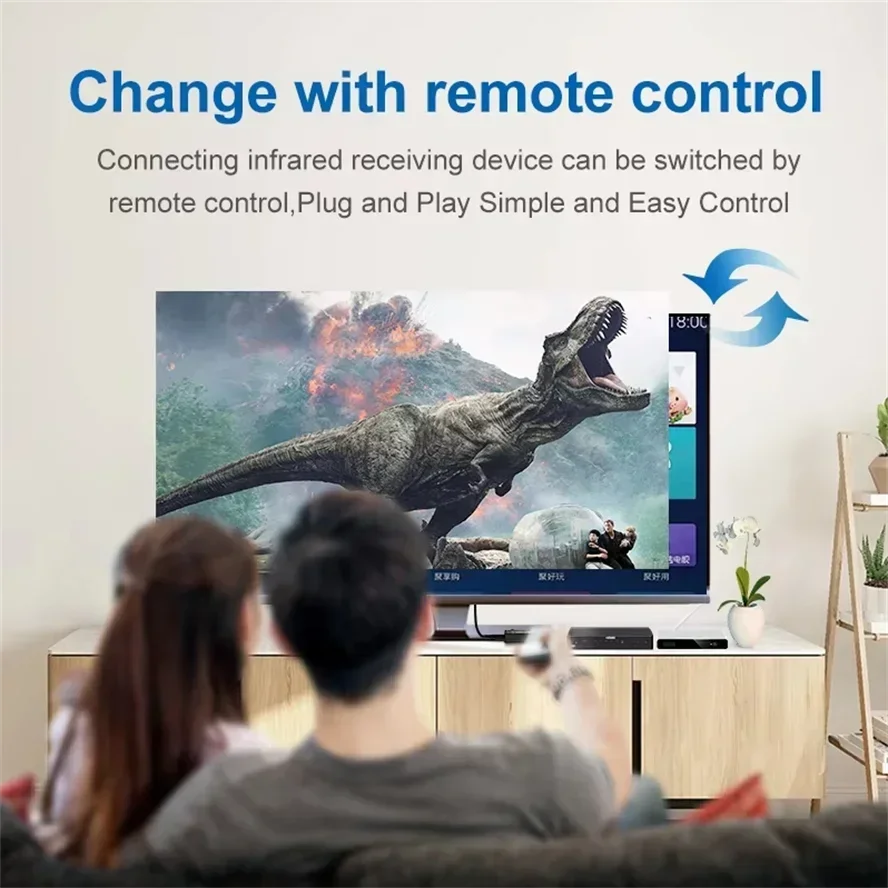 HDMI-متوافق التبديل 4K الجلاد 3 في 1 خارج HD 1080P كابل الفيديو الفاصل 1x3 مهايئ توزيع محول ل PS4/3 صندوق التلفزيون HDTV PC #5