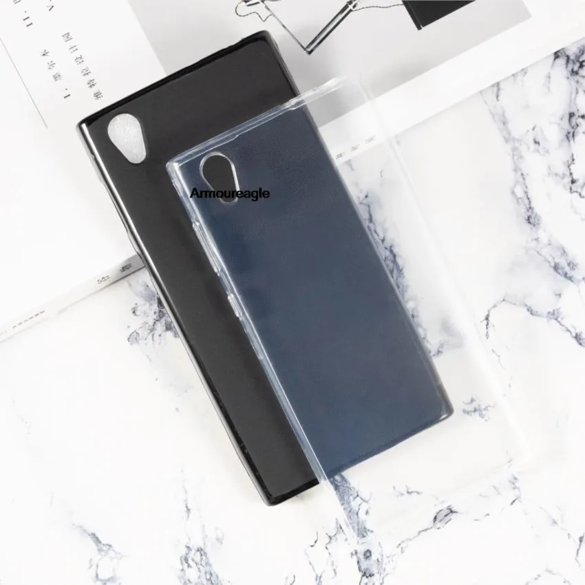 Protector en xperia l1 funda trasera de silicona suave mate tpu para sony xperia l1 funda de teléfono protector delgado a prueba de golpes