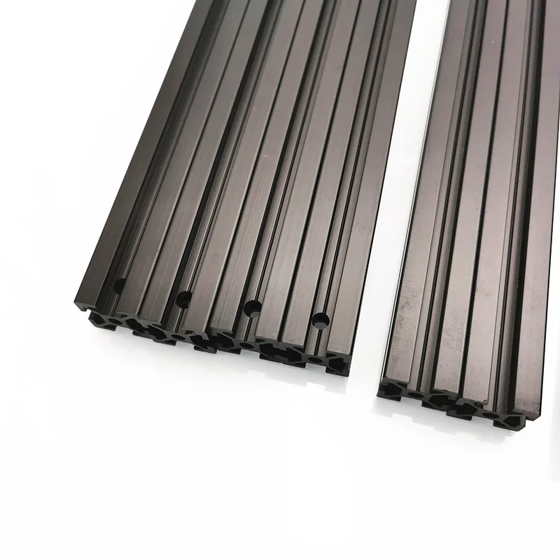 الألومنيوم الشخصي Misumi HFSB5-2020 إطار تشكيل بالبثق عدة ل Voron 2.4 للطابعة ثلاثية الأبعاد الأسود بأكسيد أعمى المفاصل الخامس 2.4 البثق