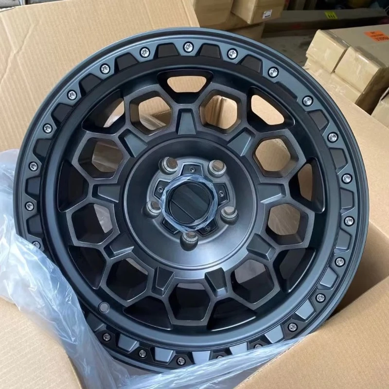 

Aluminium Alloy Wheel Hub KM545 Matte Black New for Wrangler JKJL 17-inch Prado 0 Raptor