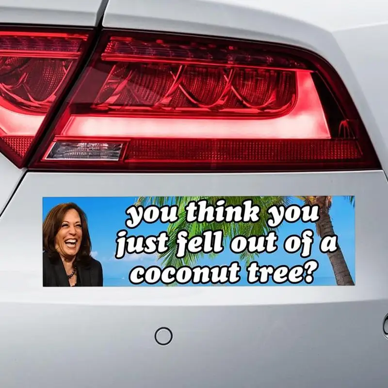 Eye Catching Auto Stickers 5pcs Coconut Tree Meme Car Stickers Funny Meme Humor Sticker Laptop Car Decorations Accessories