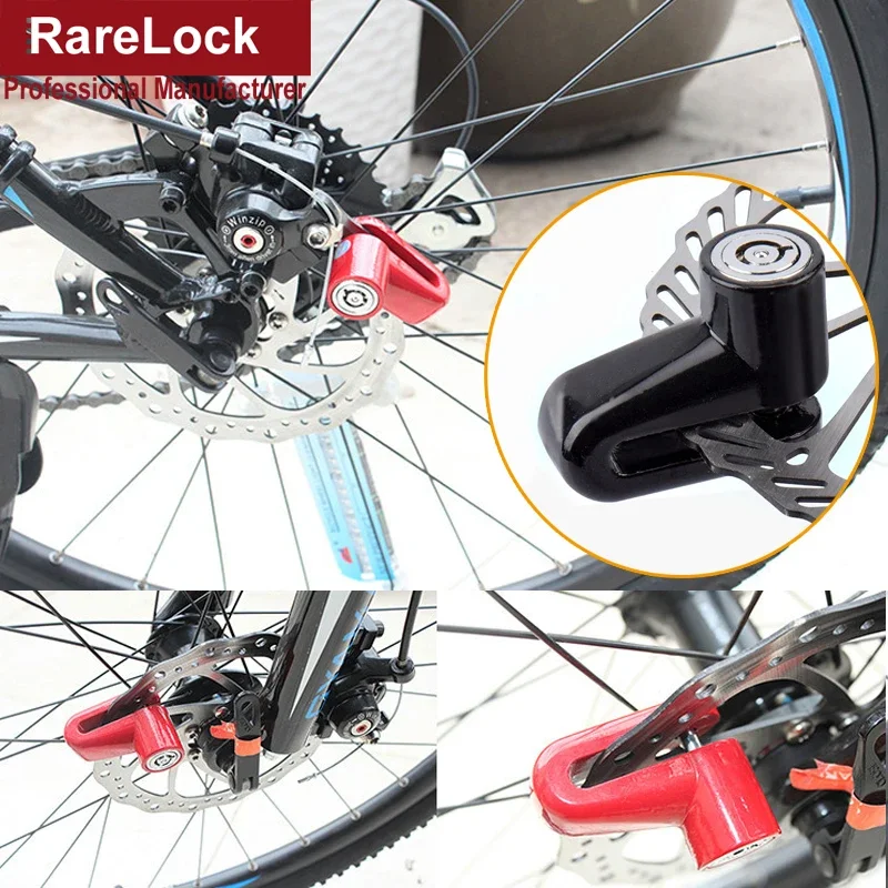 3 Color Steel Antitheft Disc Brake Lock for Bicycle Mountain Vehicle Motorcycle 55mm*44mm*9mm Rarelock ZS15 G1