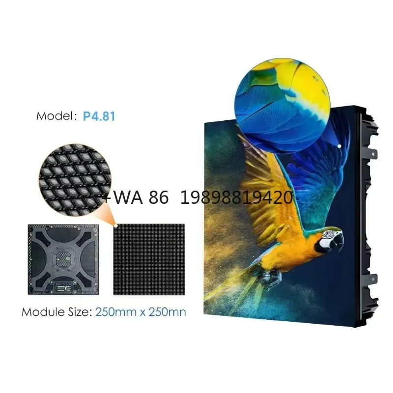 

Splicing Indoor P4.81 Led Rental Screen for Wedding Concert Party HD 3D Led Video Wall Large Stage Seamless