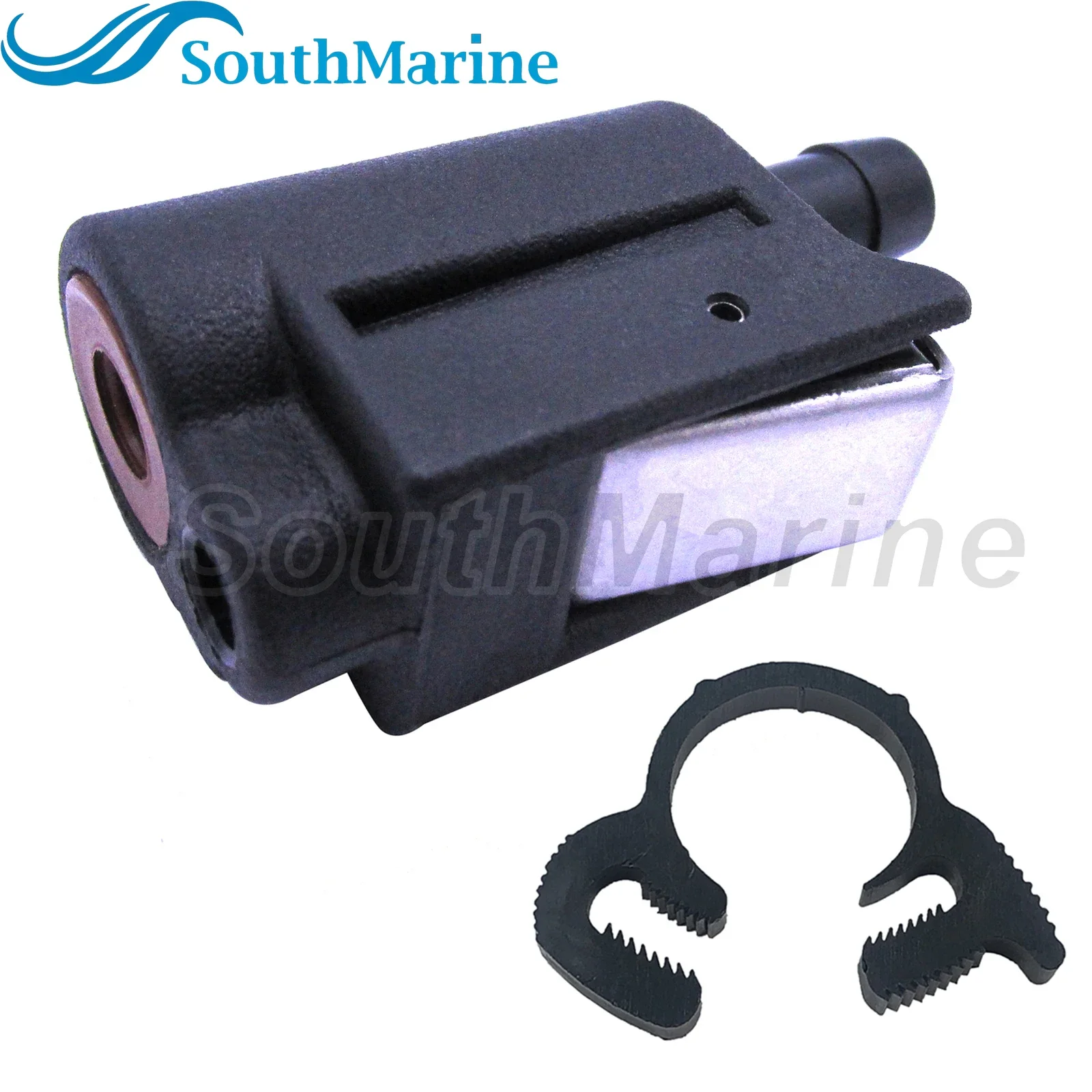Outboard Motor 13563Q7 13563A7/T7 18-8091 Fuel Line Fitting Connector for Mercury Quicksilver 4HP-40HP, 5/16in/8mm, Tank End