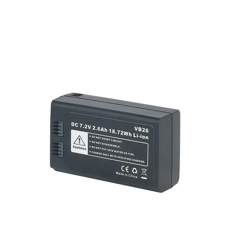 VB26 2600mAh 7.2V Li-Ion Rechargeable Battery for Godox V1 AD100PRO AD100 PRO V860III Flash Battery