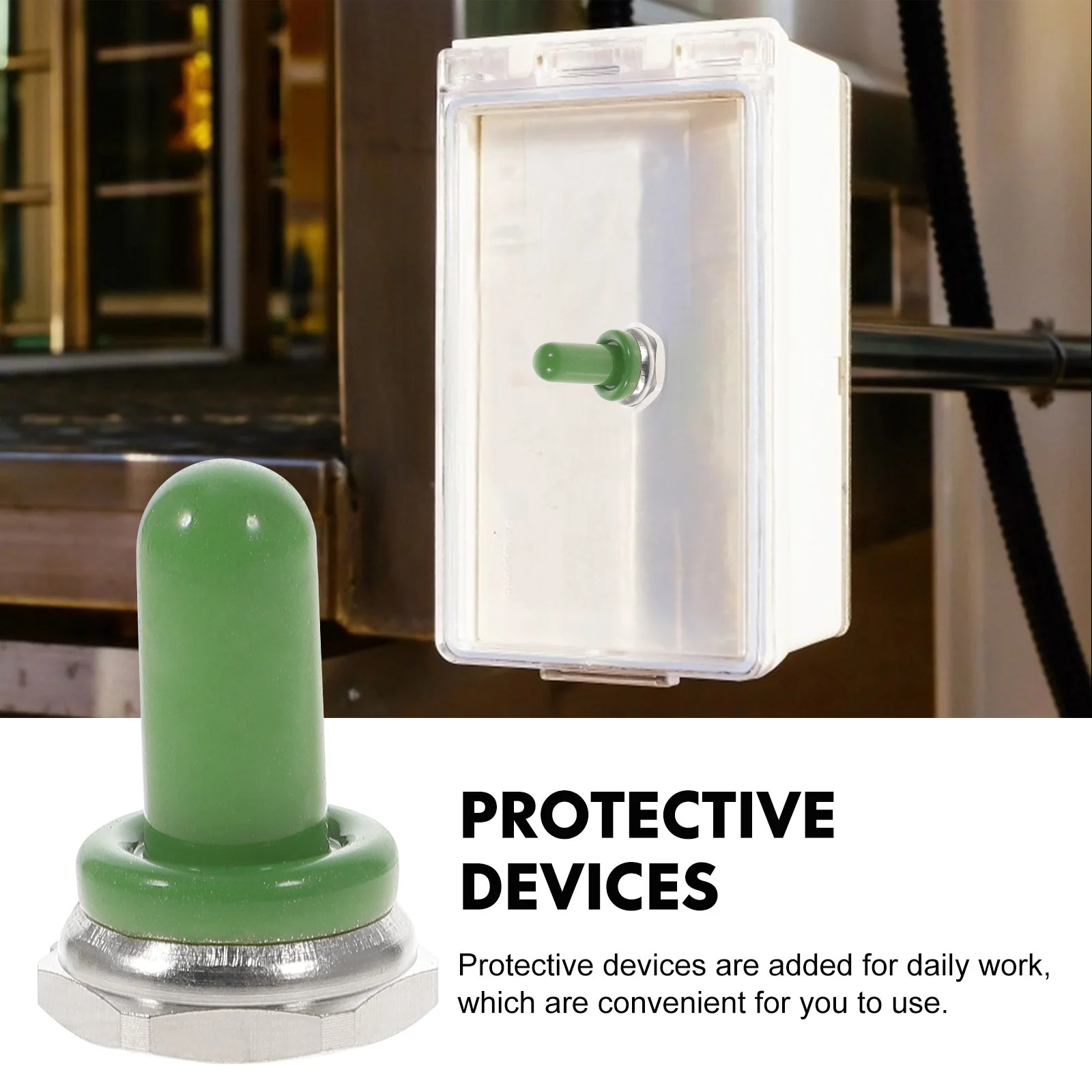 

5pcs Waterproof Toggle Covers Dustproof Dust Cover Protection Guards For Safety Switch Toggle Switch Guard Covers