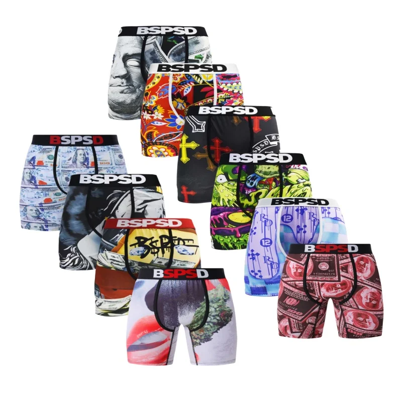 Sexy Men Underwear Boxers 1Pcs Breathable Swimming Man Underpants Plus Size Mens Boxershorts Men's Panties Boxer Trunks Briefs