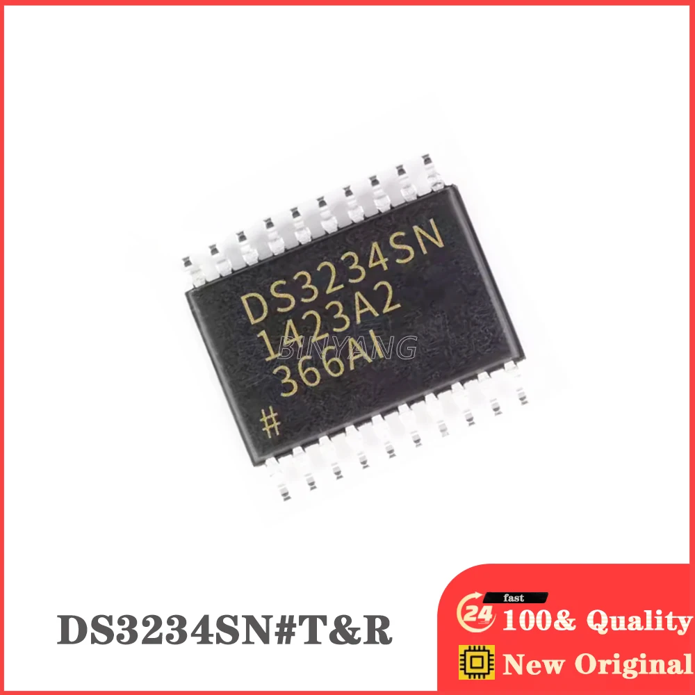 (5piece) 100%  DS3234SN#T&R  DS3234S  SOP-20  New Original Stock IC Electronic Components