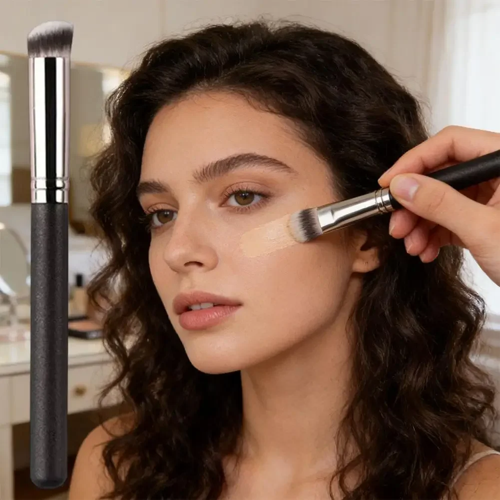 1/3/5PCS Foundation Concealer Brush Premium Contour Blusher Brushes Flawless Under Eye Dense Face Makeup Brush For Blending