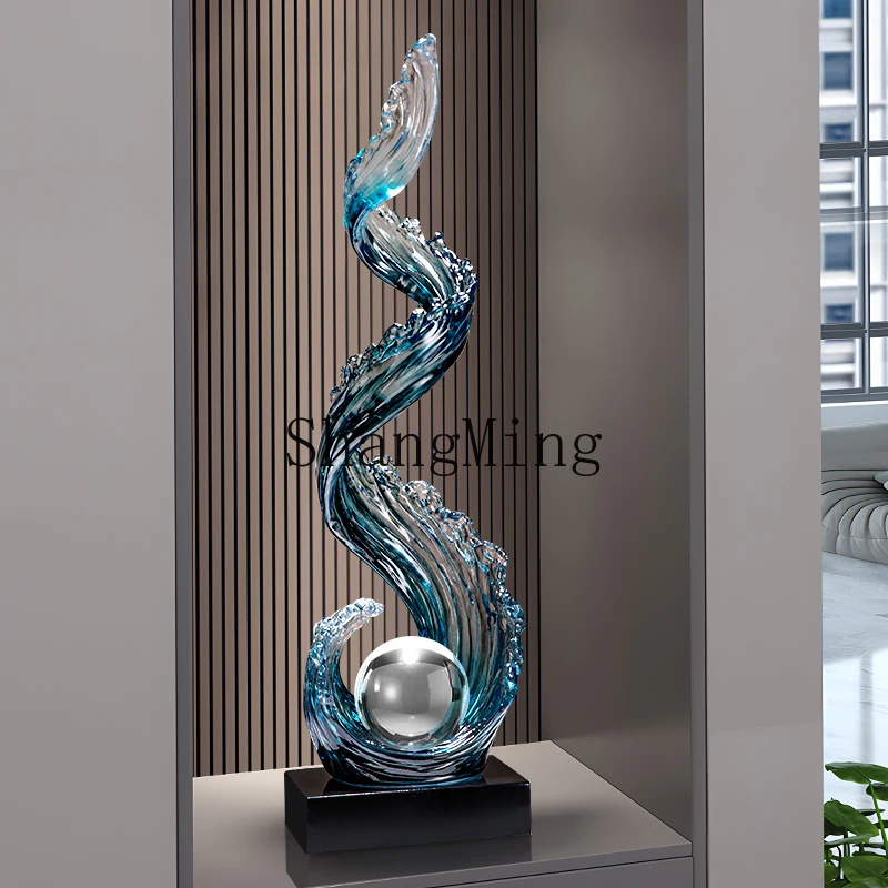 

DHY entrance ornament light luxury high-end entrance hall vertical decoration