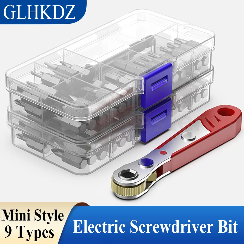 

Precision Electric Screwdriver Bit Kit Mini Electric Screwdriver Bit Set Magnetic Driver Bits,Small Repair Set for Daily Repairs