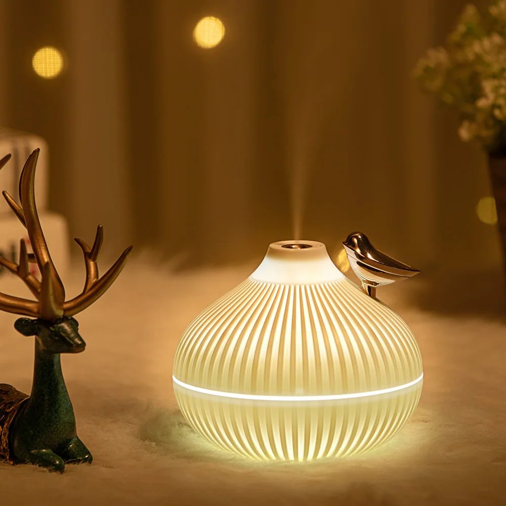 Humidificador de aire de cebolla compacto, difusor de Aroma, vapor portátil, niebla inteligente, purificador Usb, 3 colores, 300ml