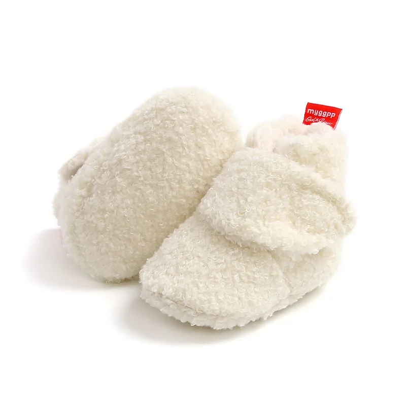 

2023 New Fashion Winter Infant Baby Slippers Girls Boys Booties Warm Baby Socks Shoes Newborn Crib Shoes Baby Prewalkers 0-18M