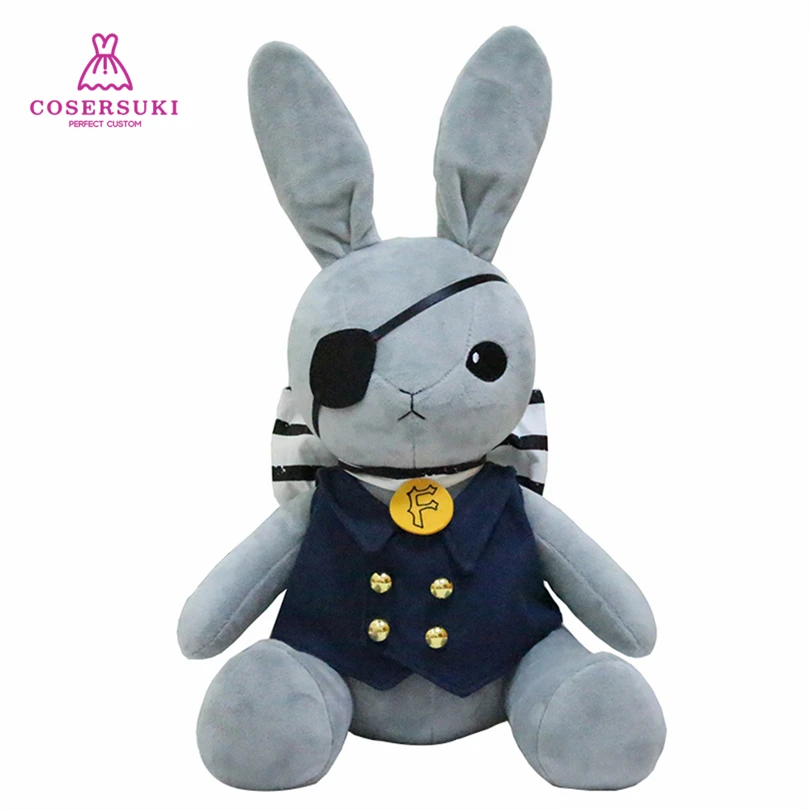 Black Butler Ciel Phantomhive Rabbit Prop Plush for Cosplay Halloween Christmas Gifts