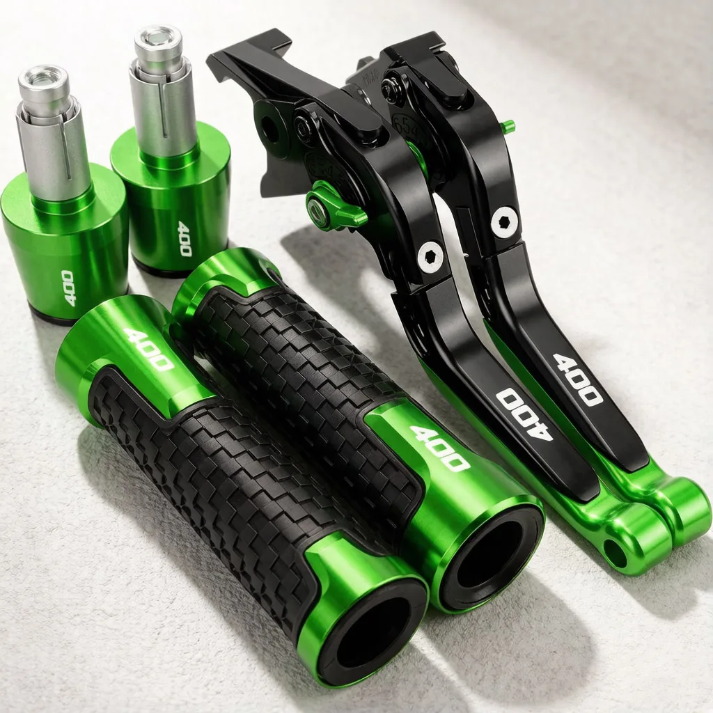 

For Kawasaki Z400 NINJA 400 2018-2020 2021 2022 2023 2024 2025 2026 Handlebar Handle Grip Ends Brake Clutch Levers NINJA400