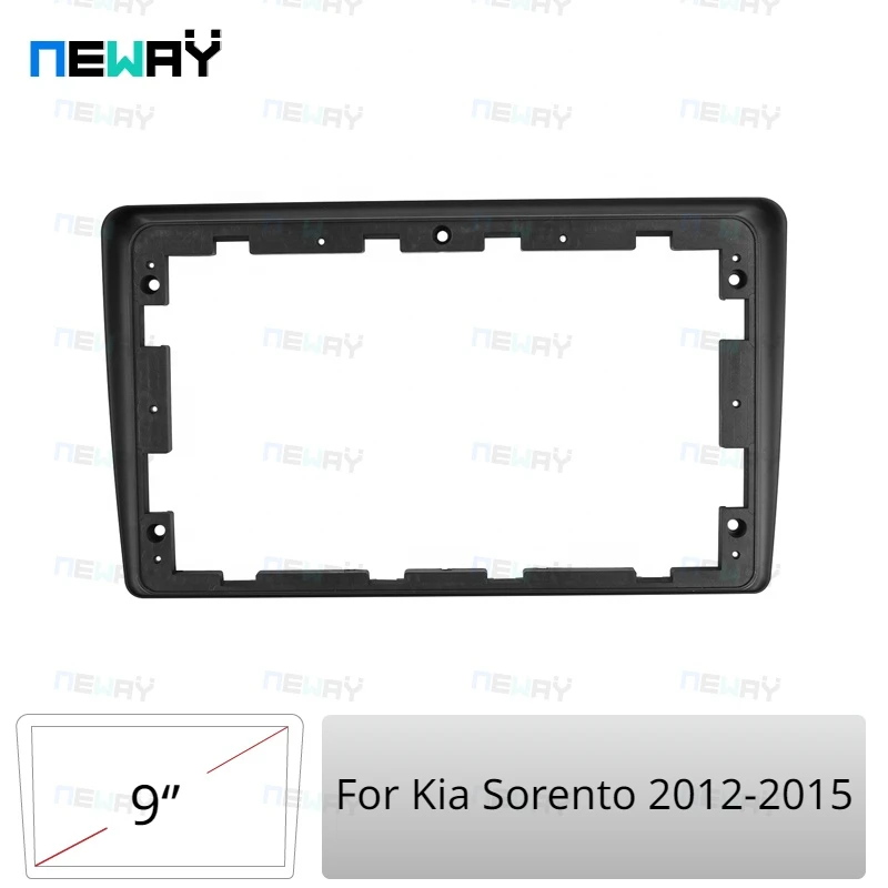 

9" Car Radio Fascia For Kia Sorento 2012-2015 Auto Stereo Audio Player DVD Panel Dash Kit Frame Bezel Faceplate