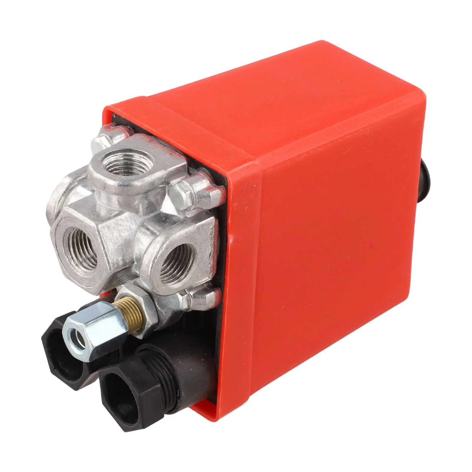 Workshop Performance 85*55*135 Mm Air Compressor Switch Bright Red Cover Compact Design 85*55*135 Mm Lightweight 297 Grams