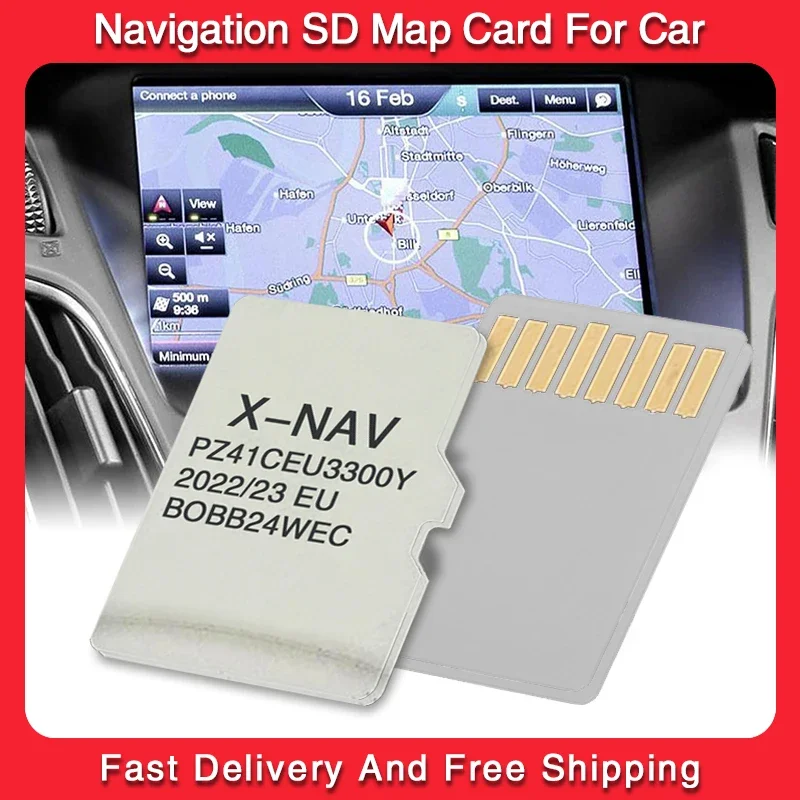 

8GB Latest Update EU RU UK Maps for Toyota AYGO 2022-2023 Navigation TF Card X-NAV Sat Nav Free Shipping