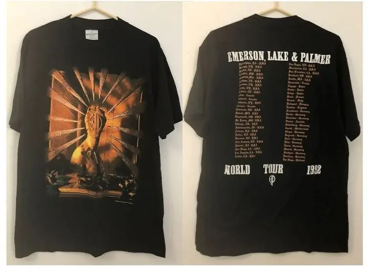 Vintage Deadstock Emerson Lake and Palmer 1992 Tour Band Shirt