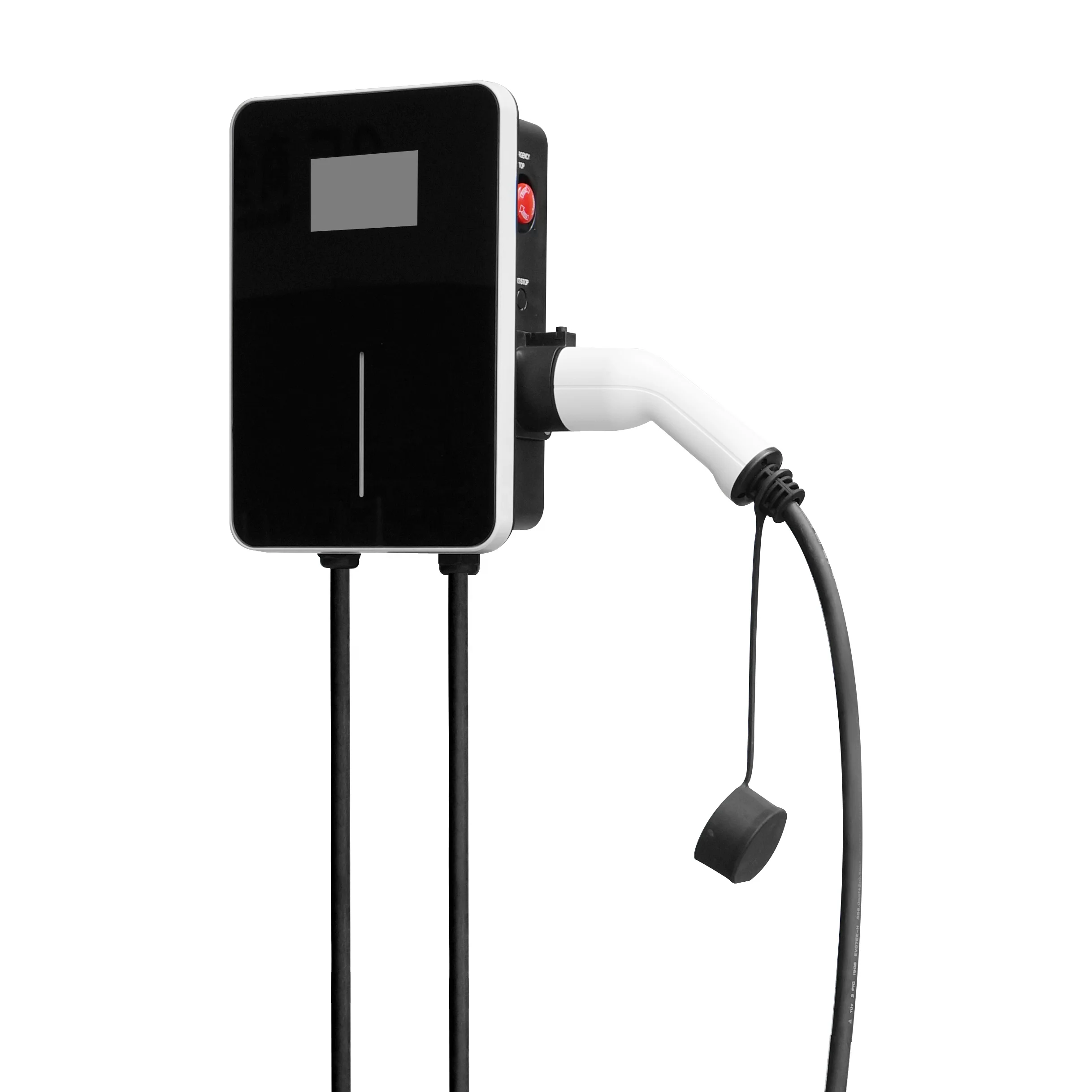 Plug And Play 14KW Dual Connector AC EV Charging Station Type 2 EV Charger Station
