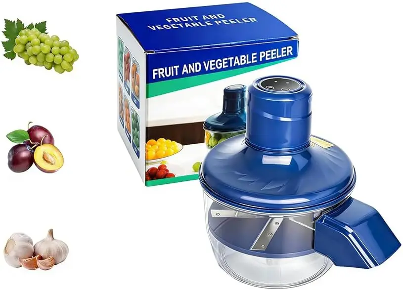 

Electric Garlic & Grape Peeler Machine – Automatic Skin Remover for Cherry Tomatoes, Small Fruits – Fast & Easy to Use