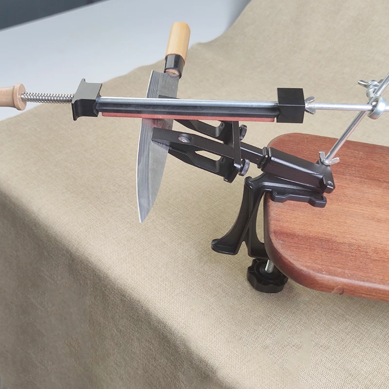 

Инструмент для заточки ножей, 360° ° Вращающаяся откидная конструкция, набор точилок с фиксированным углом, профессиональная точилка для ножей, система заточки