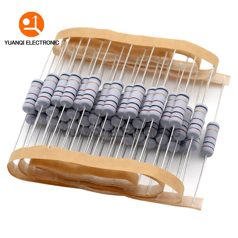 10PCS 3W 5% Wire Wound Resistor Fuse Winding Resistance 0.1R 0.15R 0.22R 0.33R 0.47R 0.5R 1R 2.2R 4.7R 6.8R 10R 22R 100R ohm