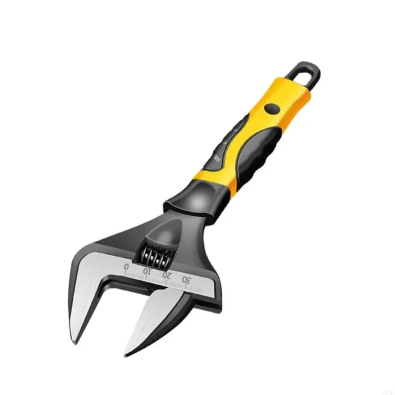 57QF Large Jaw Adjustable Wrenches Stainless Steel Spanner for Various Nut Size High Torque and Grip Alloy Steel Construction
