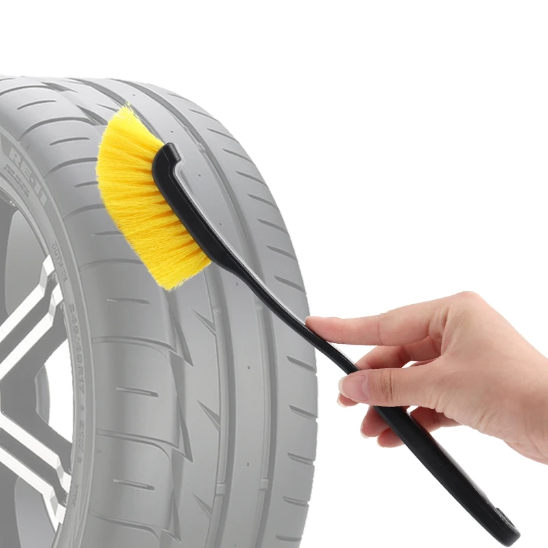 

Car Truck SUV Wheel Tire Rim Detailing Brush Wash Cleaning Detail Brushes with Plastic Handle Washing Cleaner Tools