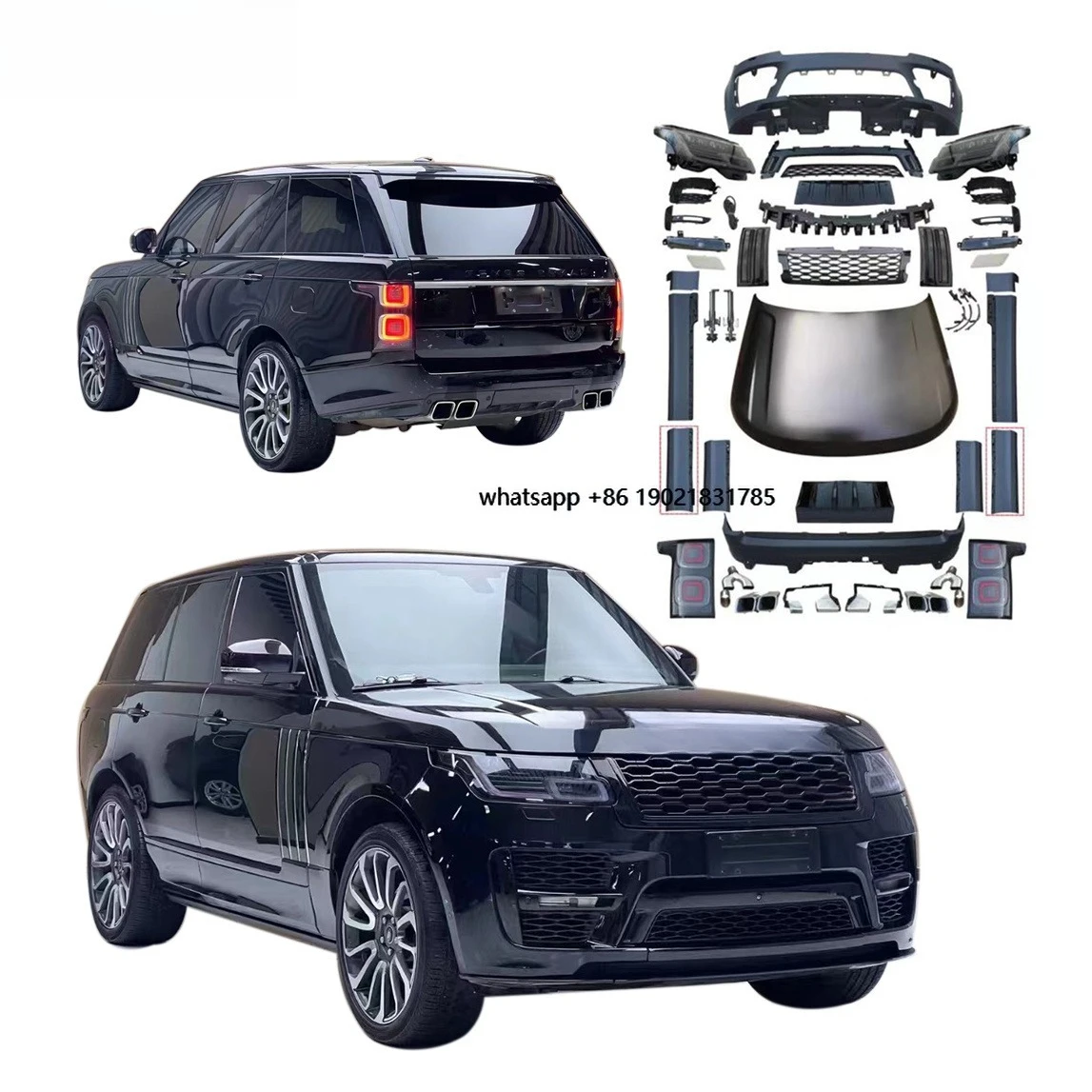 

Auto Modification Conversion PP ABS Old to New Body Kit for Range Rover L405 2013-2017 Upgrade to 2018 OEM SVA SVO