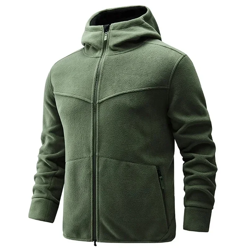 

Men Tactical Softshell Fleece Hiking Bomber Jacket Outwear Thermal Sporting Tourism Mountain Camping Coats Hooded Men Clothing