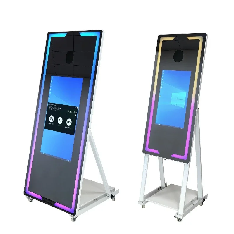 

Mobile mirror photo booth, photo booth miroorbooth360PhotoBooth sports photo all-in-one machine