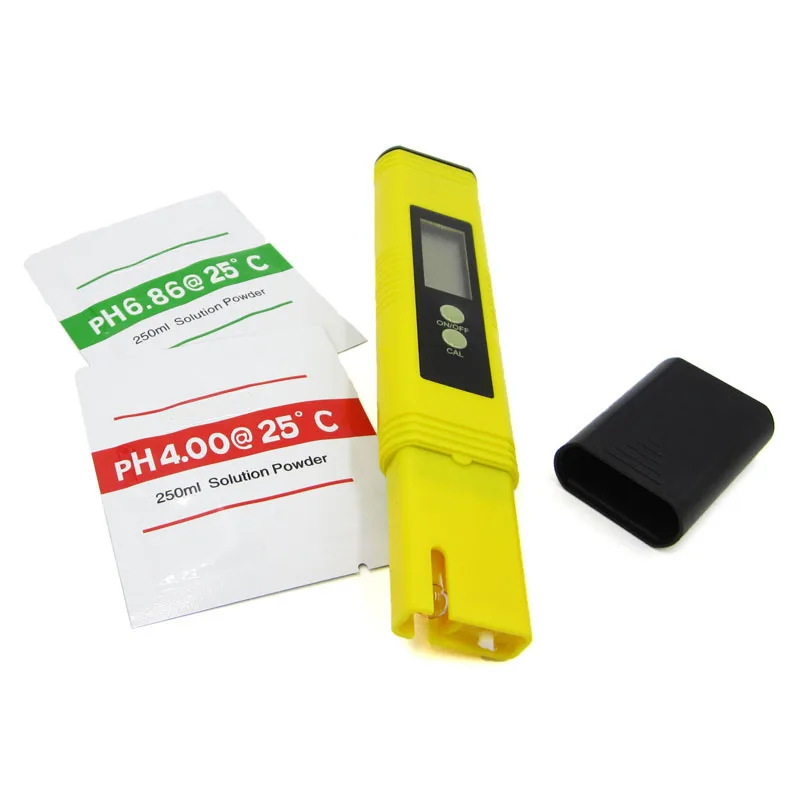 LCD Digital PH Meter Tester Aquarium Pool Water ph meter Analyzer with 0.01 automatic calibration LUBAN