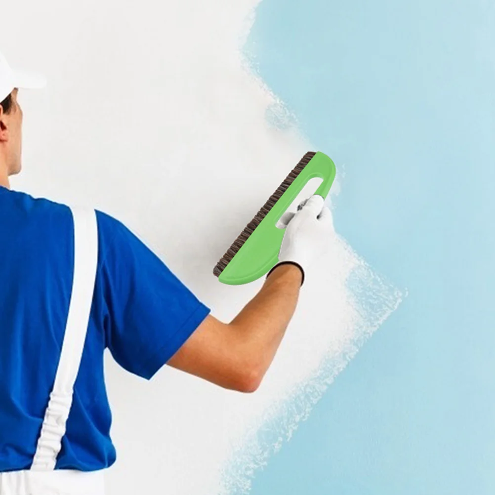 

Wallpaper Sticking Premium Plastic Wall Covering Tool Ergonomic Handle Bubble-Free Application Home Wallpapering Brush