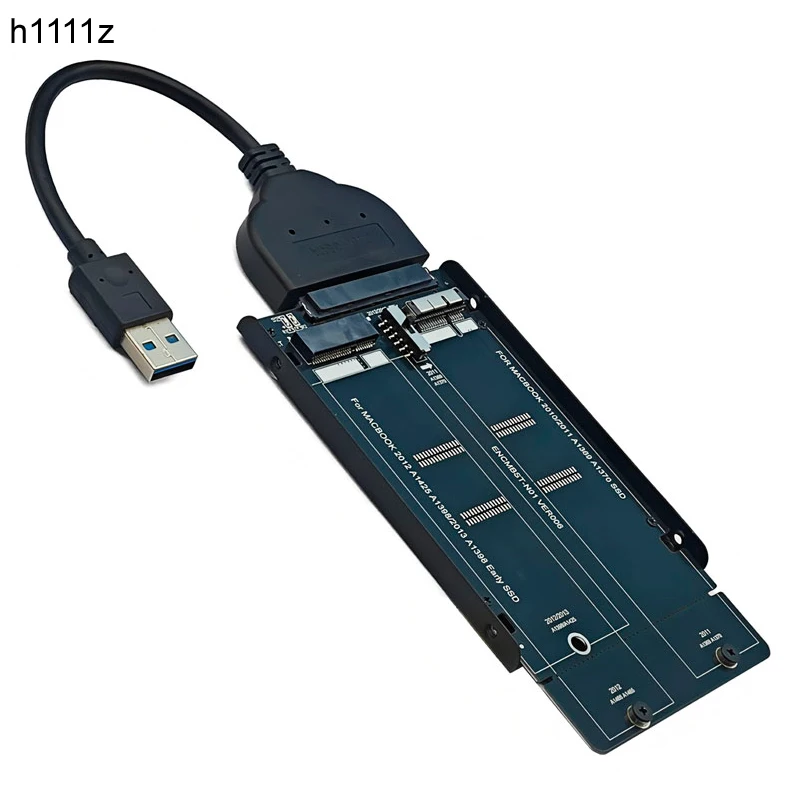 M.2 から USB コンバータ M2 から SATA 3.0 ケーブル付き Macbook 2010 2011 A1369/1370 Macbook 2012 1425/1398/1466/1465 SSD アダプタ