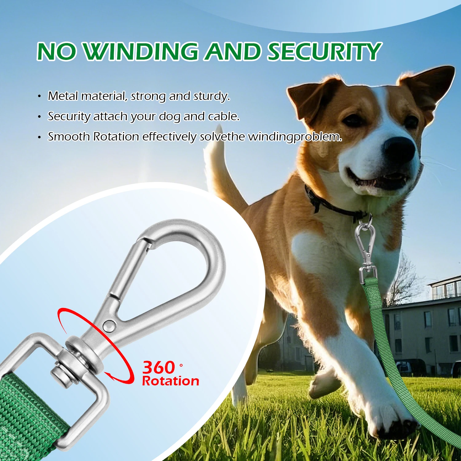 Hands Free Long Dog Leash Comf - огляд і ціна Running Gear Dog