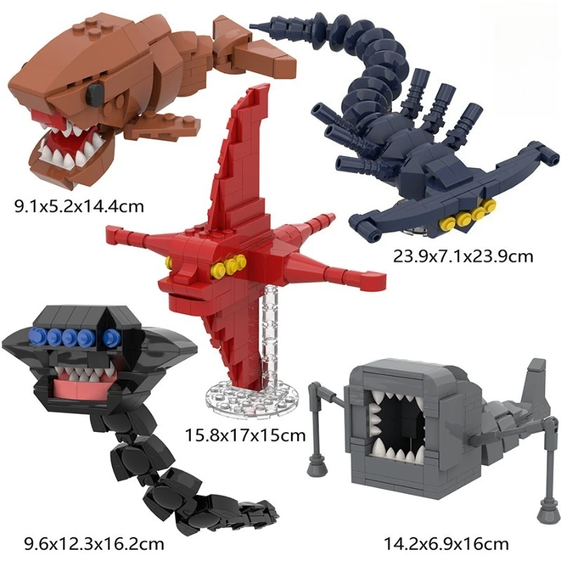 

New Deep Sea Voyage Building Blocks Sea Eater Leviathan Model Perfect Toy for Both Boys and Girls