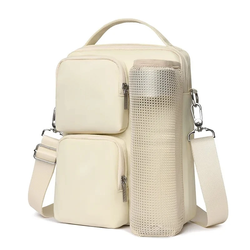 For Short Distance Travel Shoulder Bag Lightweight Simple Wear Resistant Waterproof Backpack Multi Compartment