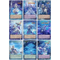 Yu-Gi-Oh Flash Card Tearalaments Merrli Havnis Reinoheart Diy Qcser 25Th Anniversary Imprint Action Toy Figures Game Collection