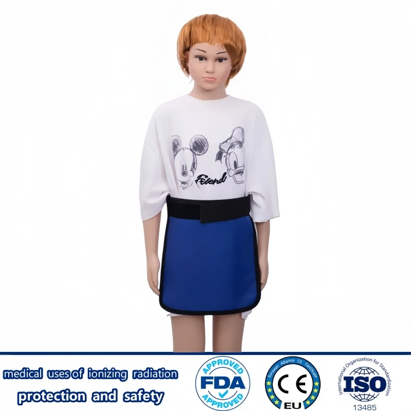 

Защитный полуплащ-фартук из свинца 0.5mmpb для детей, квадратной/треугольной формы, для защиты от рентгеновских и гамма-излучений, детские свинцовые аксессуары для радиационной защиты