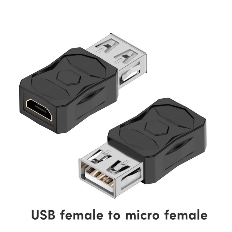 DXAB USB2.0 Adapter Micro/Mini Male Female Converter Connector USB Changer Adapter