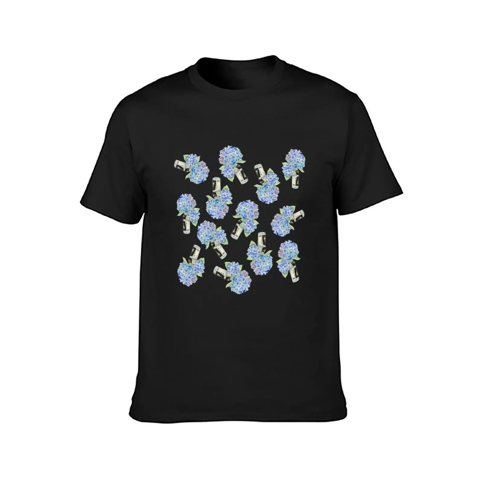 Blue Hydrangea, Still Life T-Shirt cute clothes oversizeds kawaii clothes t shirt for men