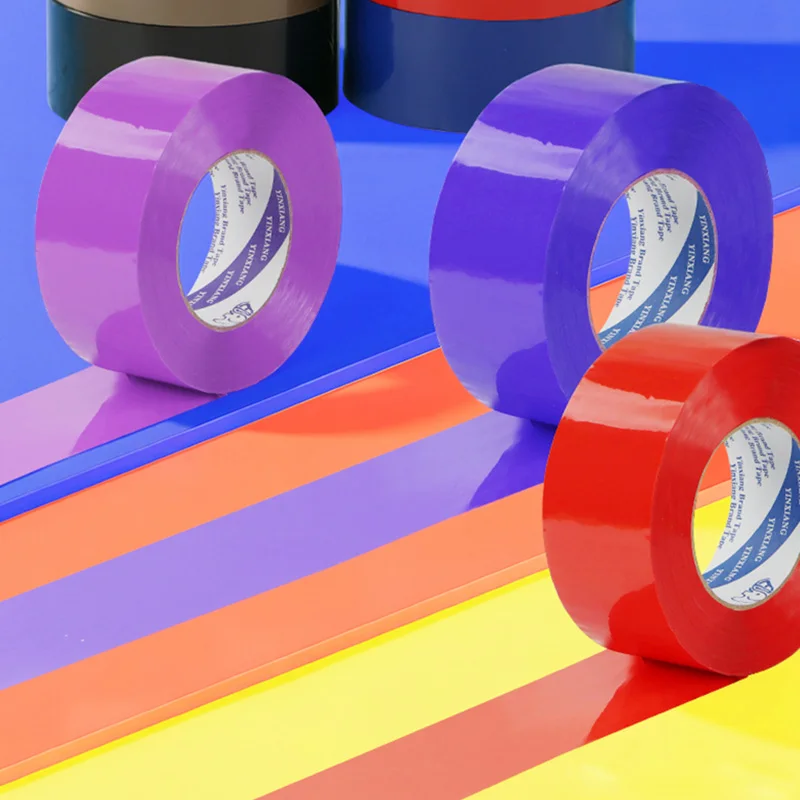 Colorful Wear-Resistant Single-Sided Adhesive Shipping Tape for Warehouse Parcel Packaging