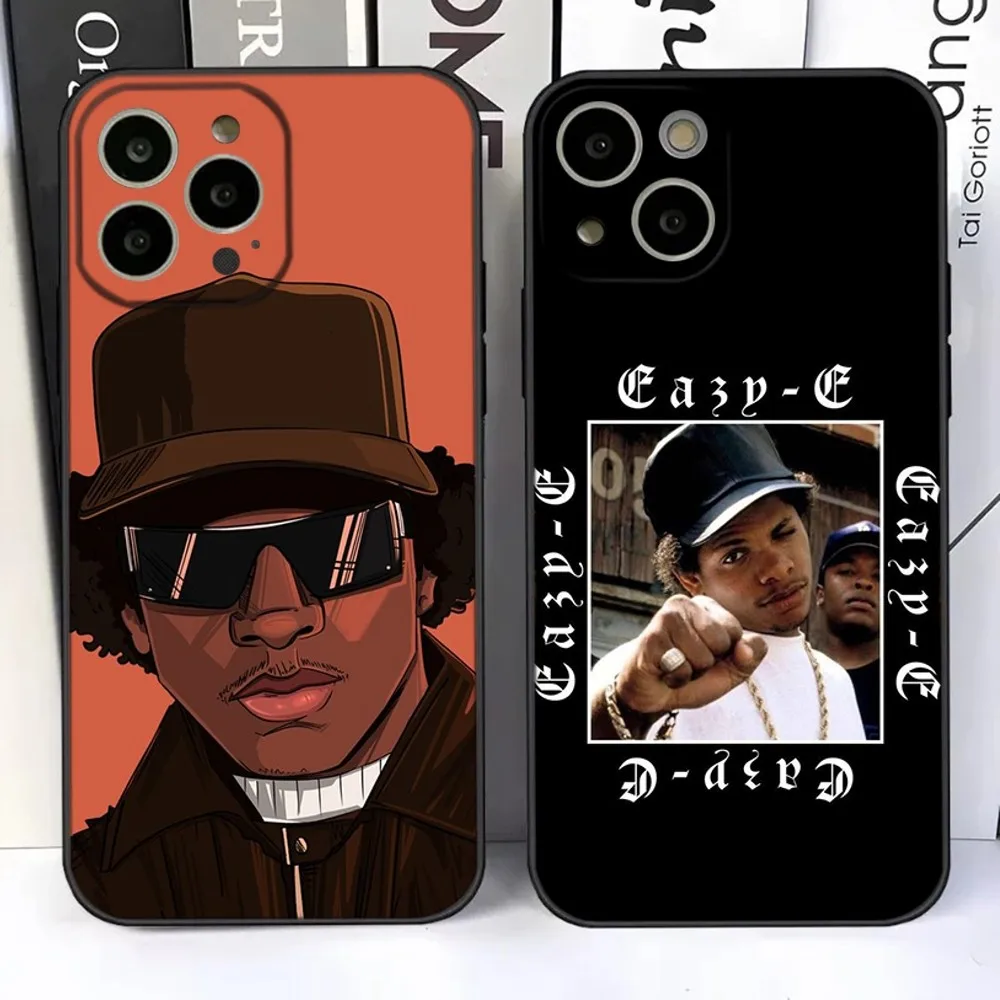 E-Eazy E Rapper Phone Case For iPhone 15,14,13,12,11 Plus,Pro,Max,XR,XS,X,7,8 Plus,SE,Mini Silicone Soft