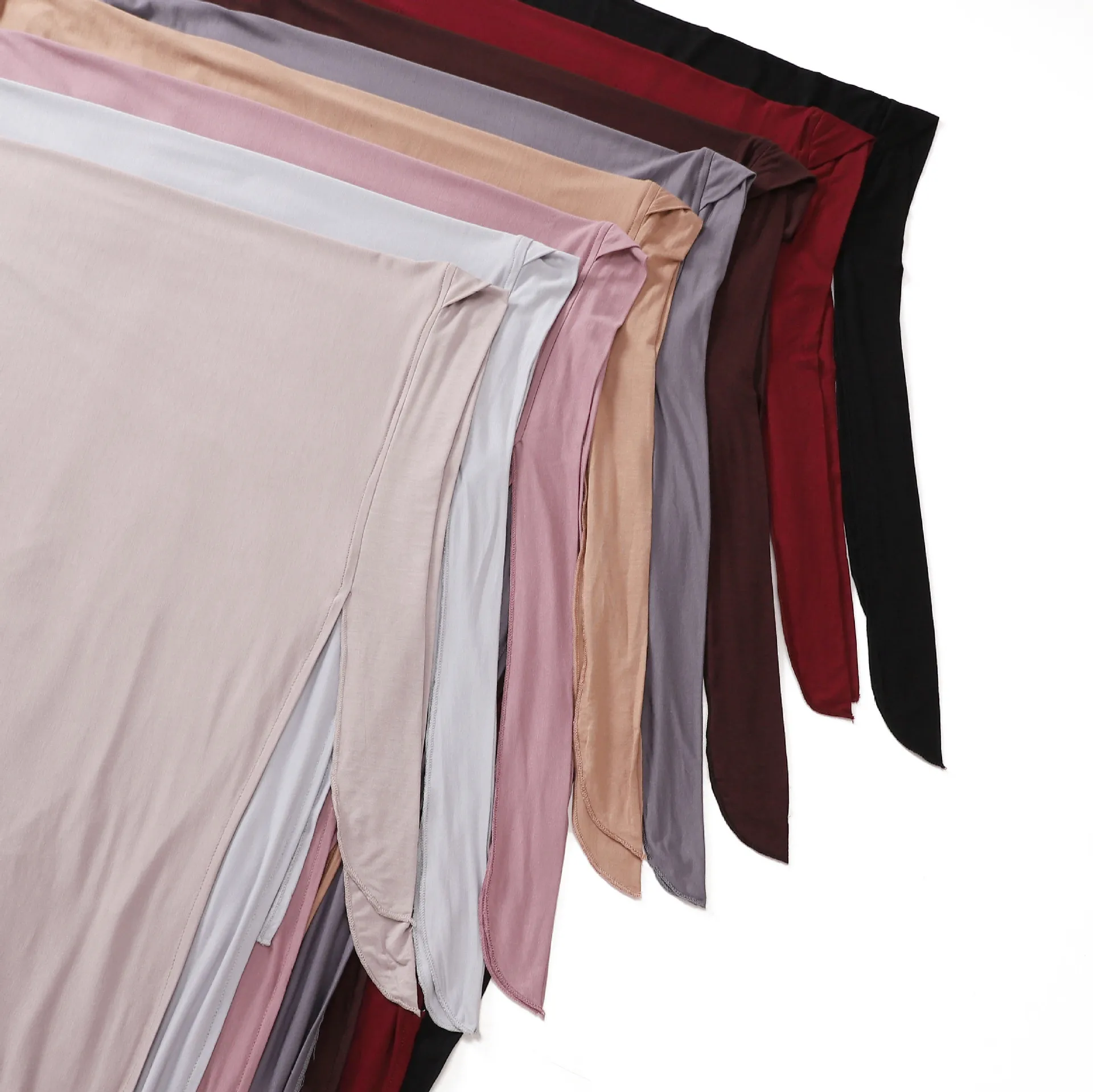 

Женский тюрбан из модала, хиджаб, легкий мягкий лоб, крест, мгновенный хиджаб, шали и накидки, мусульманский эластичный платок на голову Mujer