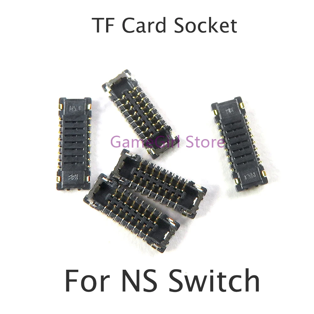 20pcs For NS Nintendo Switch Original New TF Card Socket Memory Micro SD Card Reader FPC Connector Slot Replacement