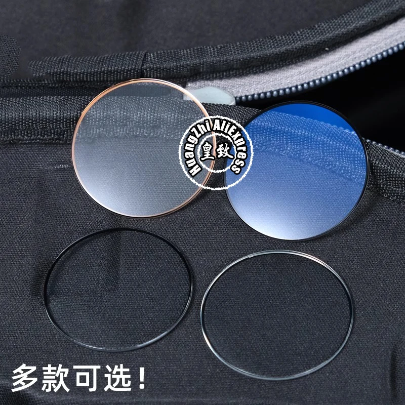 لساعة أرماني الزجاج المعدني AR-6008 AR-60007 AR60009 AR-1981 1980 AR-1946 1947 الضوء الأزرق الأسود الحدود ساعة زجاجية قناع عدسة