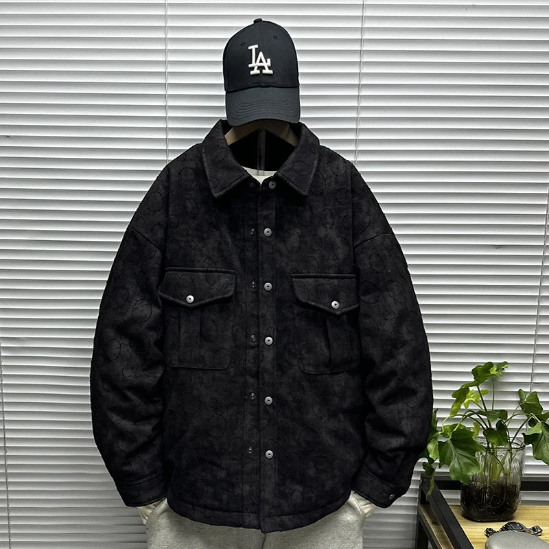 

Men's Vintage Sle Lightweight down Jaet with 3D Texture And Collar for Commuting And Busin Casual Wear ort And Loose...