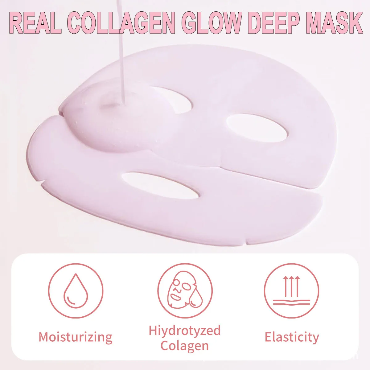 Overnight Collagen Mask Salmon DNA PDRN Face Mask For Glass Glow Skin Elasticity Hydrating Firming Smooth korean Skincare view 4